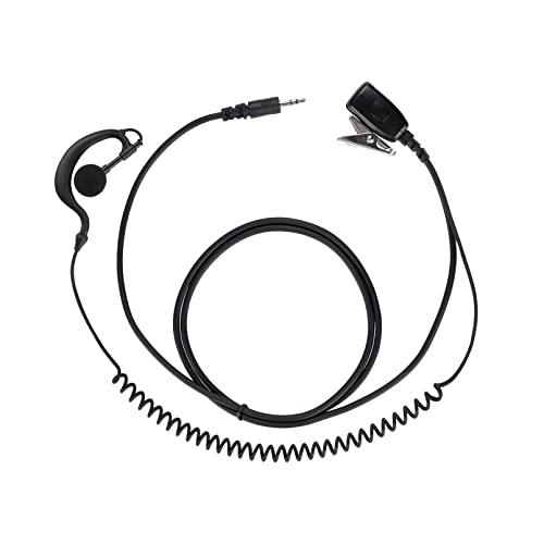 Oreillette Cobra 2,5 mm 1 broche micro PTT contour G pour talkie walkie radio