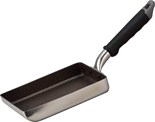 Hokuriku Aluminum A-2457 Egg Grilled 5.1 x 7.1 inches (13 x 18 cm), Lightweight, Aluminum, Induction Compatible, Made in Japan, Depth 1.3 inches (3.2 cm), Lightweight, Convenient Shape for Various
