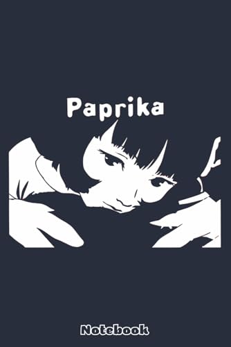 Paprikka Sattoshi Kon Notebook: 6x9 120 Pages, Diary, Matte Finish Cover, Planner, Journal, 6Lined College Ruled Paper Broché – 15 novembre 2025