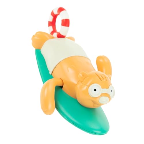Bañera de juguete de natación | Juguete de baño para bebé, juguete sensorial con cordón de tracción para bebés, niños pequeños de 0 a 3 años