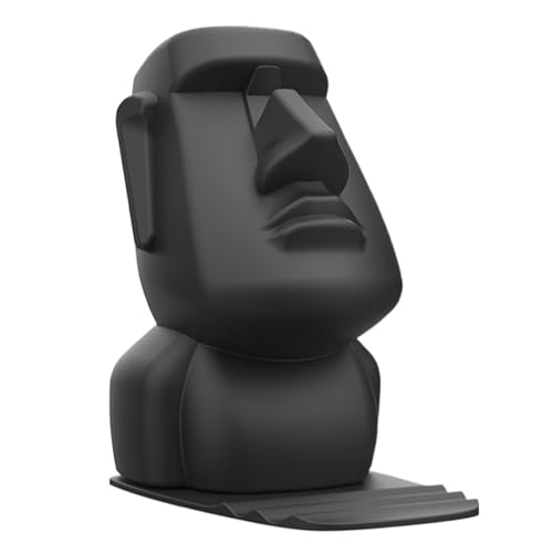 Soporte gafas cabecera piedra: escultura única soporte gafas, decoración divertida escritorio | Bookend y exhibición creativos, titular la estatua la Easter, estatua anteojos, soporte, decoración