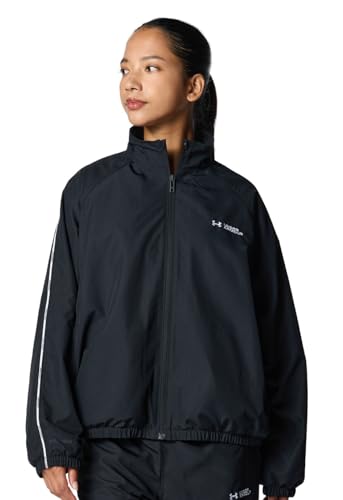 [�A���_�[�A�[�}�[] UA TRICOT LINER WOVEN HOODIE 6007721(001) �u���b�N S