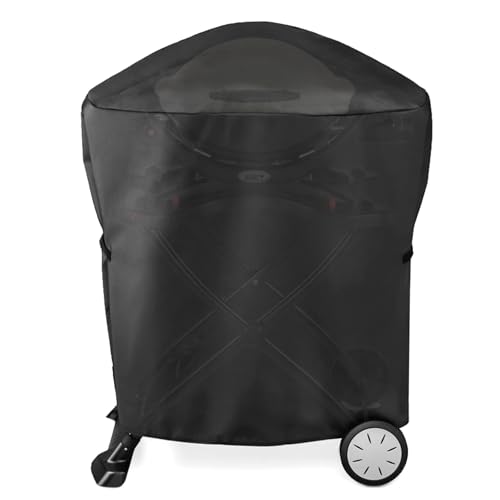 Outspark 7113 Grill Cover for Weber Q100 Q1000 Q1200 Q200 Q2000 Q2200 Q2800N+ Series - BBQ Grill Accessories for Weber Q Series Grill Cover