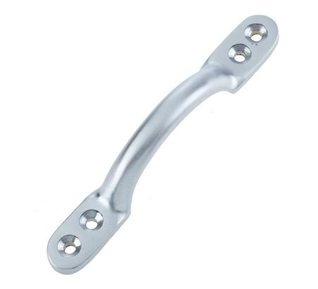 Chivrose Ltd Victorian Window Sliding Sash Pull D Handle + Screws - Satin Chrome (6" / 150mm)
