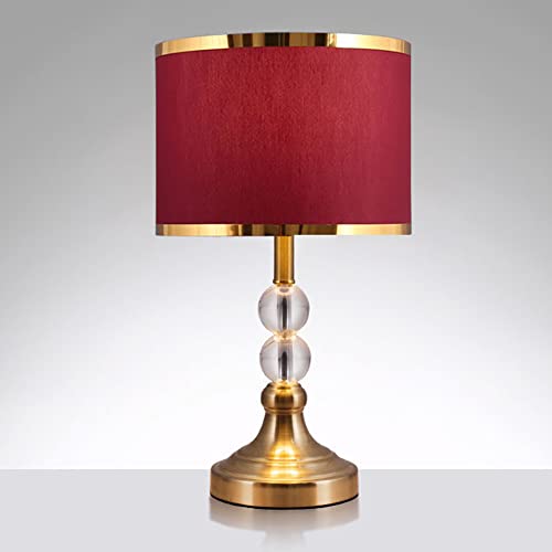 Chao Zan Lampe en cristal - lampe de table design contemporain - Ø 25 x 47H cm - abat-jour en...