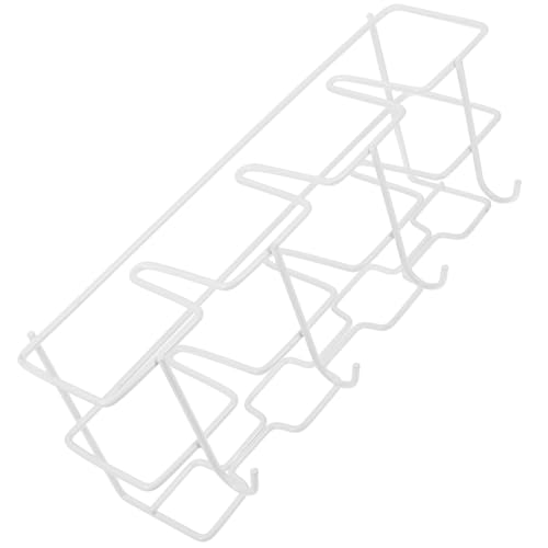 ORFOFE Organizador de Paraguas de Pared con Ganchos Soporte sin Perforaciones para Entrada Resistente y Práctico para Ahorrar Espacio y Drenar Agua
