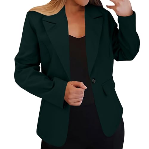 LOPILY Boleros básicos de tallas grandes para mujer, chaqueta fina con volantes, elegante chaqueta de otoño, chaqueta de entretiempo, cárdigan 48, suéter suave para mujer, informal, ropa de exterior,