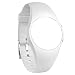 feifuns Replacement Band for Non-Bluetooth Swimming Watch Water-Resistant Pedometer Watch (White)