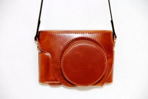 brown / tan leather case bag cover for Leica D-Lux (Typ 109) Camera 18471