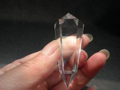 Lleno de Textura Cristal Natural Radiante en Bruto 6 Caras Punto de Cristal Transparente Natural Cuarzo Vogel Wand Cortes