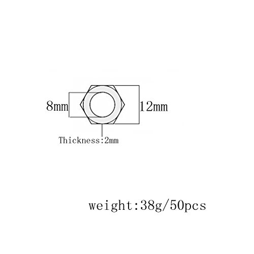 sharprepublic Paquet De 50 Paquets De Sortie De Potentiomètre De Guitare écrou écrou Mince Pour Pièces De Rechange De… - Les Beatles, Paul McCartney, John Lennon, RIngo Starr, George Harrison sharprepublic Paquet De 50 Paquets De Sortie De Potentiomètre De Guitare écrou écrou Mince Pour Pièces De Rechange De… – Image 5