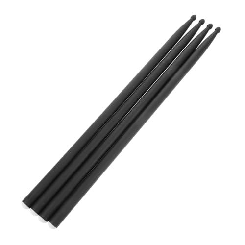 Levemolo 4 pcs Baquetas de fibra de carbono ligeras y duraderas para percusión con agarre cómodo para jazz y batería, accesorios versátiles para instrumentos musicales miniatura 1