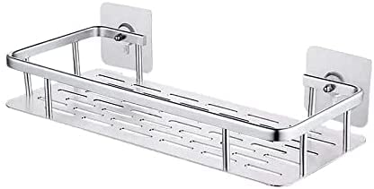 Kitchen Shelves Floating Shelves Shower Caddy Bathroom Shelf Shower Shelf Adhesive Aluminum Shower Caddy for Shampoo Holder Kitchen