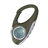 Höhenmesser-Barometer mit Kompass DS101 – Digital für Wetterstation für Reisen im Freien – LCD-Display mit Hintergrundbeleuchtung, 10,8 x 5,5 cm