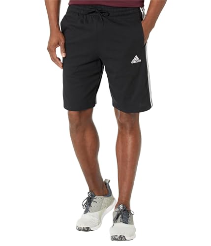 adidas Men's Essentials Single Jersey 3-Stripes Shorts
