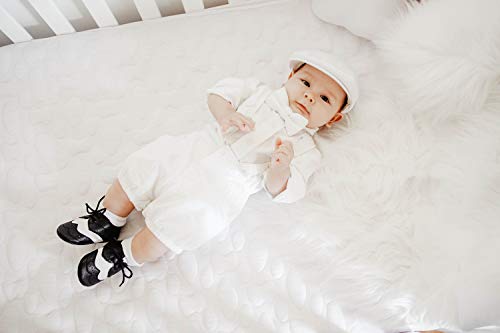 Born to Love White Boys Girls First Communion Baptism Christening Socks with Cross Embroidery2