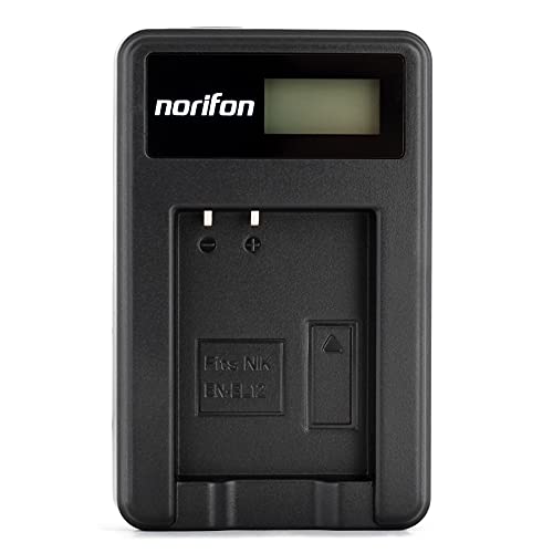 EN-EL12 LCD USB Ladegerät für Nikon Coolpix AW130, AW100, AW120, AW110, S6200,...