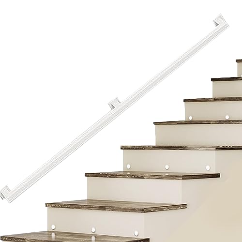 Questo Heavy Duty il per scale è realizzato in ferro battuto con una struttura a tubo quadrato, garantendo stabilità e nessuna oscillazione. È dotato di una finitura verniciata a polvere ad alta temperatura, saldata a mano per la qualità e un trattamento superficiale antiruggine con un design protettivo a doppio strato per una maggiore durata. Capacità di carico massima di 200 kg senza deformazioni. Perfetto per la sicurezza e il supporto in qualsiasi ambiente di scala.