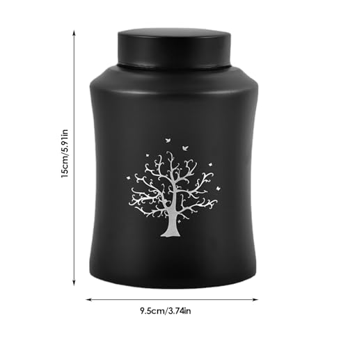 Hundeurne mit Gravur, Name und Datum, exquisite tragbare Urne für Tiere, elegante Urnen für Haustiere, leichte Edelstahl-Urnen für Asche
