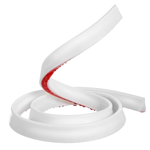 WHAMVOX Shower Water Stopper Strips Kitchen Sink Water Barrier Flexible Silicone 150cm