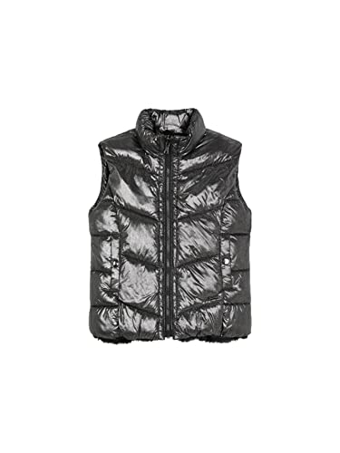 Mayoral Reversible Vest for Girls Charcoal