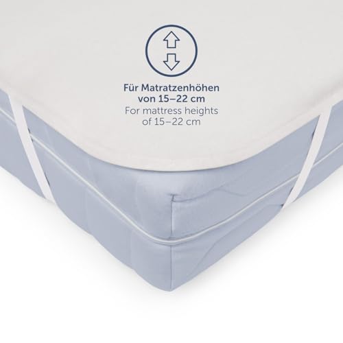 Blumtal® Premium Molton Matratzenschoner 90 x 200 cm aus 100% Baumwolle im 2er Set - Oeko-Tex zertifizierte Matratzenauflage 90x200 cm - atmungsaktiver Matratzenschutz - Matratzenunterlage 90x200 cm