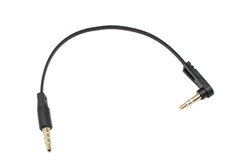Cable de audio 3.5mm, pack de 2, macho a macho, 0.5 pies miniatura 2