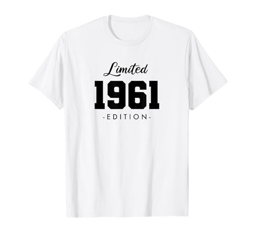 Retro 61 Años Nacido en 1961 Edición Limitada 61 Cumpleaños Camiseta