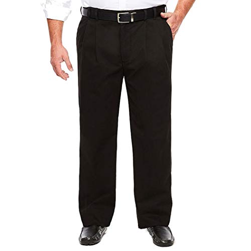 IZOD Big & Tall Stretch Pleated Pant
