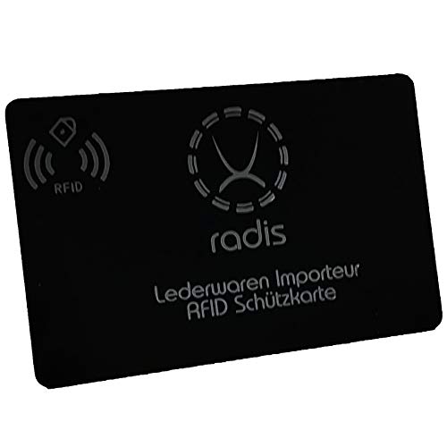 Preisvergleich Produktbild RFID Blocker Karte NFC Schutzkarte Blocking Card für Kreditkarten, Geldbörse, Personalausweis, Kreditkartenetui, EC (Schwarz, 10 STK)