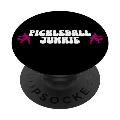 Cita divertida de Pickleball Pickleball Junkie Entrenador de PopSockets PopGrip Intercambiable