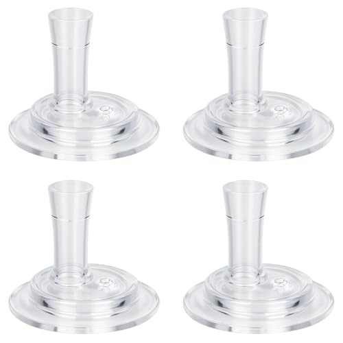 Sippy Straw Nipples Compatible with Lansinoh Baby Bottles, Replacement Bottle Nipple, Soft Food Grade 100% Silicone Spouts, Leak-Proof, BPA Free, Variable Flow, 9m+, 4 Count