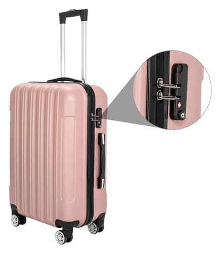 VEGIONES Luggage，Suitcases With Wheels Carry On Luggage 3 Luggage Sets Fashionable Suitcase Large Capacity Luggage Suitcase Wheeled Travel Luggage Exquisite Trolley Luggage Lightweight4