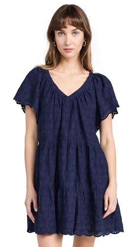 Image of Velvet by Graham & Spencer Women's Wynette Embroidered Cotton Dress