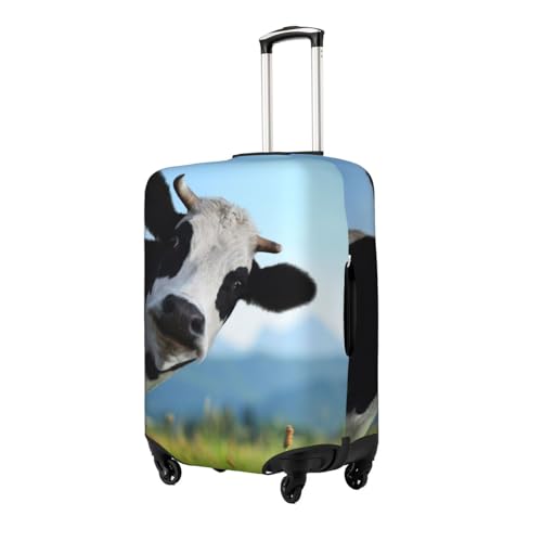 Cute Cow Print Luggage Suitcase Covers Elastic Washable Luggage Protector Luggage Covers For Suitcase2