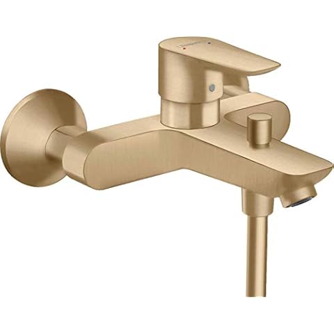 Grifo monomando para bañera Hansgrohe Talis E acabado en bronce Cover