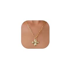 adjustable chain cross-gold