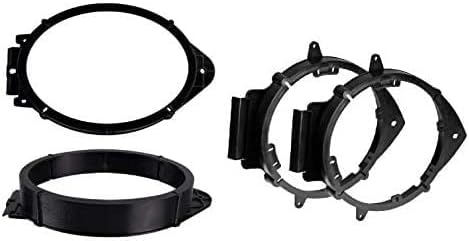 6x9 Front + 6" 6.5" 6.75" Rear Car Speaker Install Adapter Mount Bracket Plates -Made for Chevrolet: 2015-2022 Tahoe;; Made for GMC: 2015-2022 Canyon, 2015-2022 Yukon + More