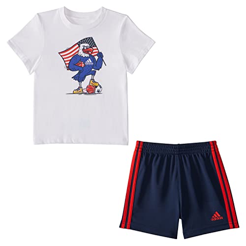 Ensemble coton Adidas bébé garçon ensemble d'été ultra doux et respirant 3M