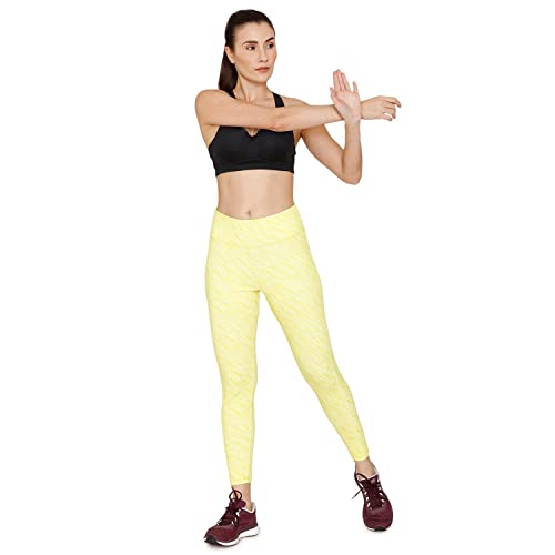 Image of Zelocity High Rise Quick Dry Leggings - Yellowtail