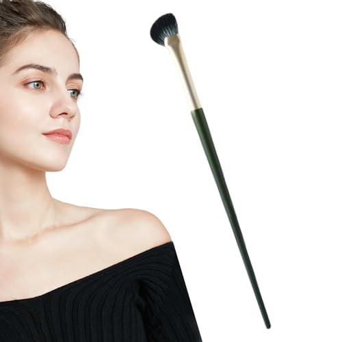 Pincel de contorno inclinado, pincel de maquillaje en abanico - Cepillos de contorno para maquillaje en forma de medio abanico | Cepillo de pelo para rubor, resaltador de para