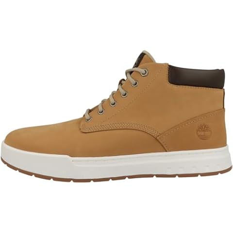 Timberland Men's Maple Grove Leather Chukka Shoe, Wheat, 8.5 Cover