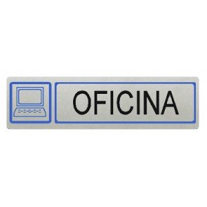 Amig - Placa Simbolo 71-163X45 Acero Inoxidable Display