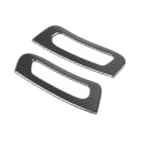 HDNAHEQ a-Pillar Air Vent Outlet Cover Trim + Carbon Fiber N Left Right Front Interior 2 Pieces/Set for Jeep for Grand Cherokee 2017-2019 AAVOCTFJGC2CFN