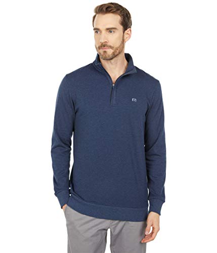 (取寄) トラヴィスマシュー メンズ クラウド クルー TravisMathew men Cloud Crew Dusty Blue TravisMathew Cloud 1/4 Zip 2.0 Jacket Heather Blue SM at Amazon