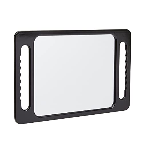 Okuna Outpost Handheld Mirror With Double Handles For Salons And Barbershops (Black, 16 X 10) #TOP5