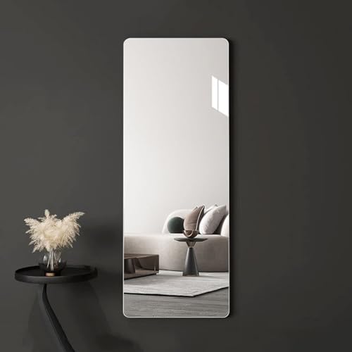 Xalteafe Espejo Pegatina AcríLico,Espejos Adhesivos AcríLico,Espejo Recibidor AcríLico,Espejo para Puerta De Armario,Espejo Cuerpo Entero Pared AcríLico,Espejos Decorativos AcríLico