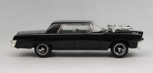 The Green Hornet Movie Black Beauty Collectible Die-Cast Vehicle with Weapons Drawn - Thumbnail 2