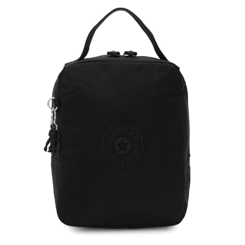 Kipling Bolsa feminina Brooklyn Go Solid Crossbody com alça de guitarra, Preto verdadeiro, Small