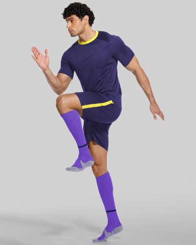 Image of APTESOL Knee High Sport Soccer Baseball Socks for Youth Boys Girls (1 /3 /5 Pairs)